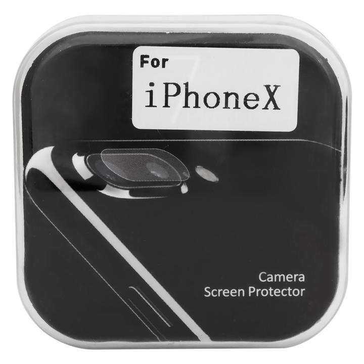 محافظ لنز دوربین شیشه ای مدل تمپرد مناسب برای گوشی موبایل اپل آیفون X Tempered Glass Camera Lens Protector For Apple iPhone X